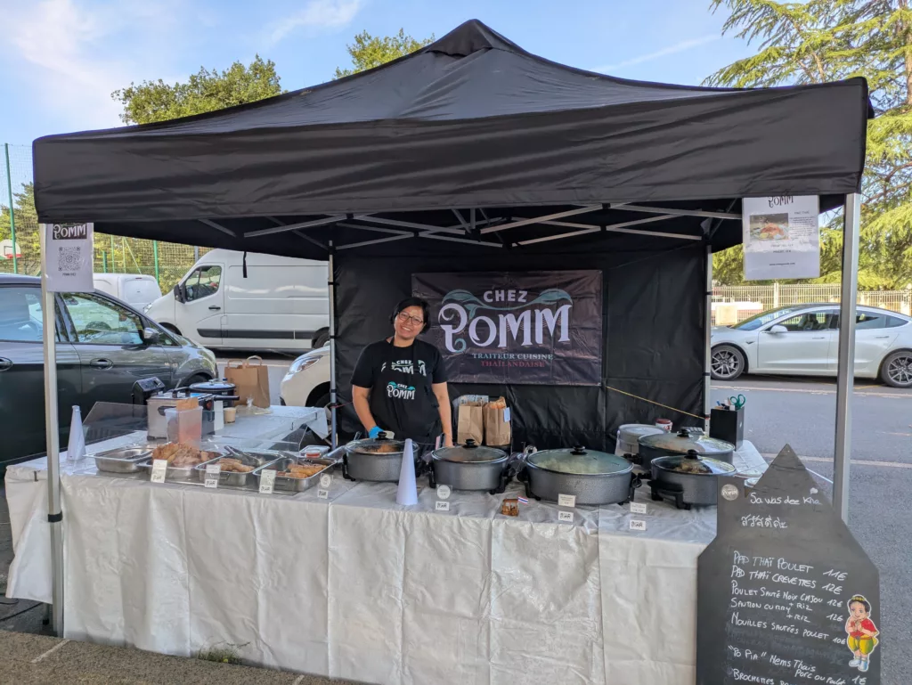 Mon stand au marché d'artigues